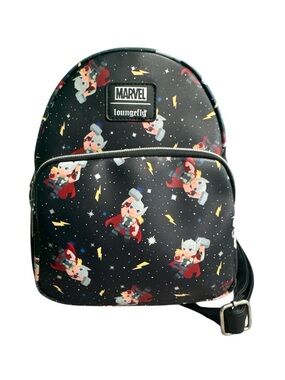 Loungefly Marvel Thor Chibi Galaxy Mini Backpack